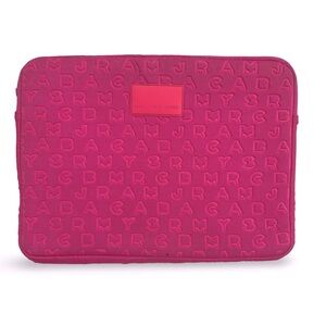Marc Jacob’s Vintage Thick Neoprenes Laptop Case Bag 15x11” Designer Pink Fall